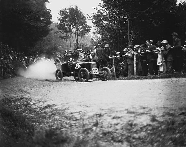 1922 Midland Automobile Hill climb - Count Zborowski: Shelsley Walsh, Great Britain. 29th July 1922