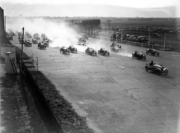 1925 M. C. C. High Speed Trials. Brooklands, England. 17th October 1925