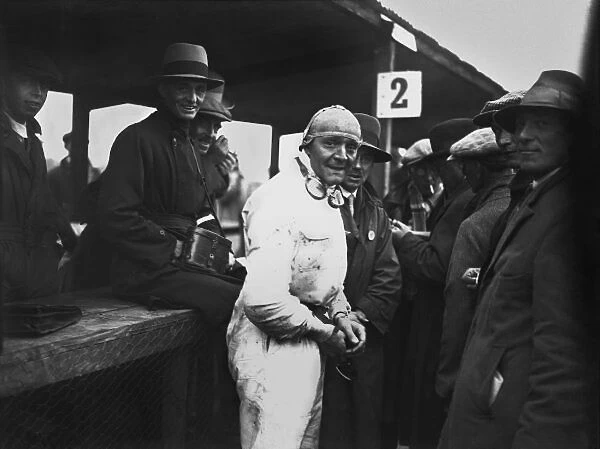 1927 British Grand Prix - Robert Benoist: Robert Benoist 1st position, portrait