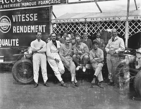 1927 Le Mans 24 hours - The Bentley Boys: The Bentley boys Frank Clement, Leslie Callingham, Andre d Erlanger, George Duller, Sammy Davis and Dr