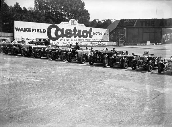 1932 Inter-Club Race Meeting. Brooklands, Great Britain. 18 June 1932