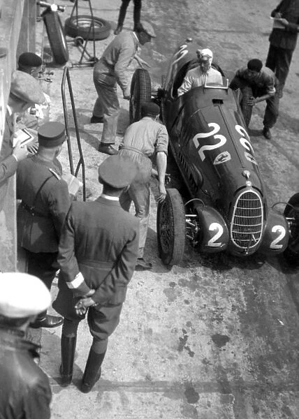 1936 German Grand Prix Nurburgring, Germany. 26th July 1936
