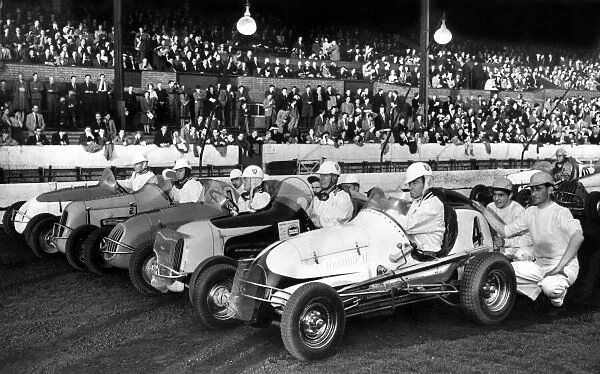 1948 Midget Racing Demonstration
