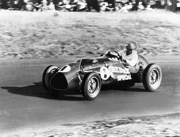 1950s Australian Formula Libre Racing. Circa 1955-56. Jack Brabham