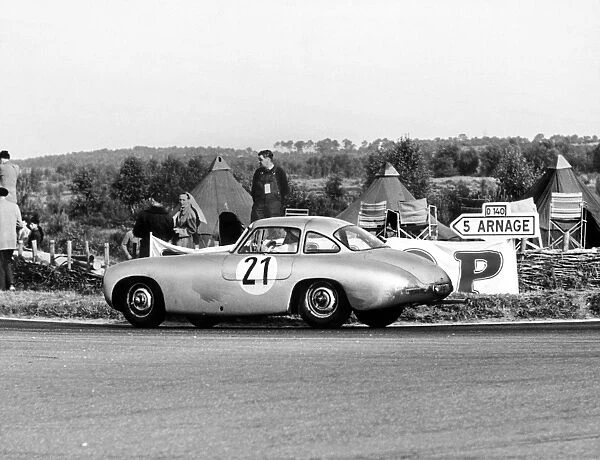 1952 Le Mans: Hermann Lang  /  Fritz Riess, 1st position, action