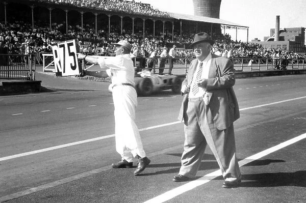 1955 British Grand Prix at Aintree: Alfred Neubauer Portrait