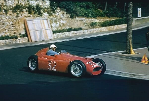 1955 Monaco Grand Prix: Louis Chiron 6th position, at Station Hairpin