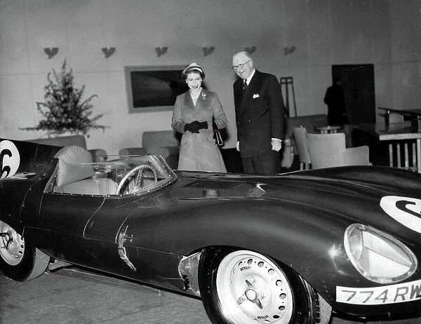 1956 Jaguar Factory. 23rd March 1956.. Sir William Lyons, Chairman