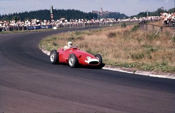 1957 German Grand Prix, Nurburgring Harry Schell (Maserati 250F) 7th position Action World copyright: LAT Photographic Tel: +44 (0) 208 251 3000 Fax: +44 (0) 208 251 3001 Somerset House, Somerset Road, Teddington, Middlesex TW11 8RU