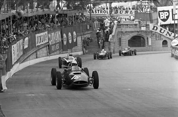 1961 Monaco GP. MONTE CARLO, MONACO - MAY 14: Tony Brooks