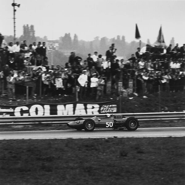 1964 Italian Grand Prix: Mario Araujo de Cabral, retired, action