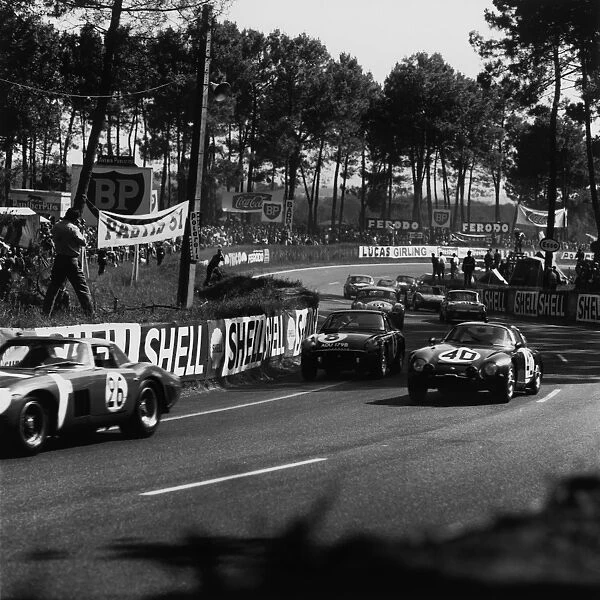1964 Le Mans 24 Hours: Fernand Masoero  /  Jean Rolland, Alfa Romeo Giulia TZ-1, , retired, action