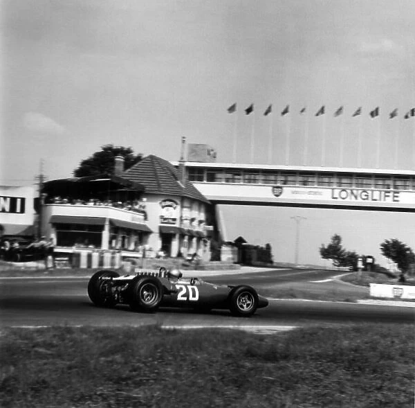 1966 French Grand Prix. Reims, France. 3 July 1966. Lorenzo Bandini, Ferrari 312, not classified, action. World Copyright: LAT Photographic Ref: 35336