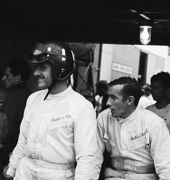 1966 Sebring 12 Hours - Graham Hill and Jackie Stewart: Graham Hill  /  Jackie Stewart, retired, portrait