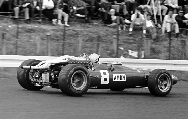 1967 GERMAN GP Chris Amon finishes 4th at the Nurburgring behind race winner Denny