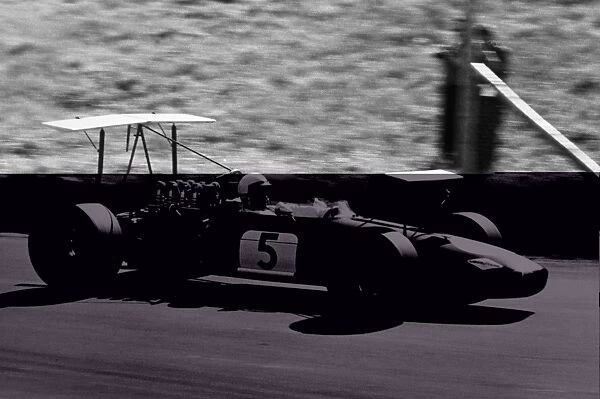 1968 Canadian Grand Prix: Jack Brabham, Brabham BT26-Repco, retired, action