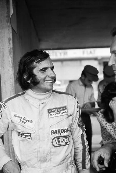 1970 Austrian Grand Prix: Emerson Fittipaldi, 15th position, portrait