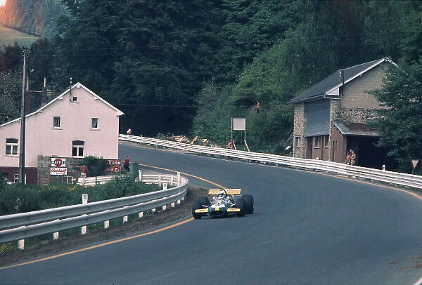 1970 Belgian Grand Prix. Spa-Francorchamps, Belgium. 5-7 June 1970. Derek Bell (Brabham BT26A Ford). Ref-70 BEL 52. World Copyright - LAT Photographic