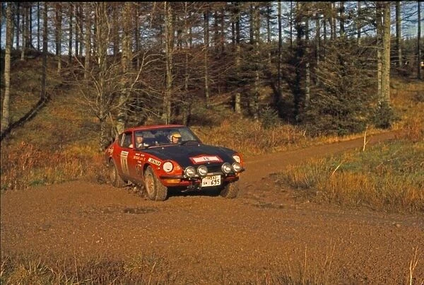 1970 RAC Rally. 13th - 18th November 1970. Rauno Aaltonen  /  Paul Easter, Datsun 240Z