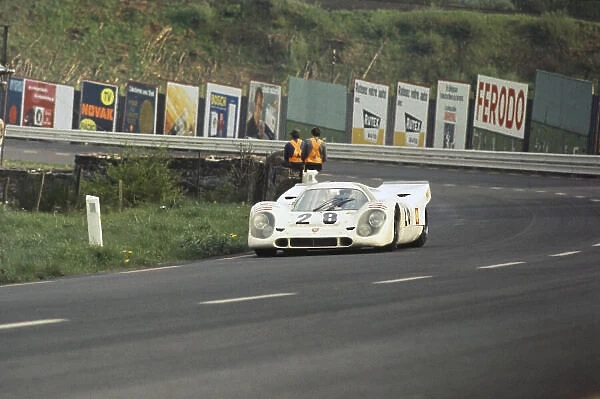 1970 Spa Francorchamps 1000 kms. Spa Francorchamps, Belgium. 17th May 1970. Rd 6. Vic Elford / Kurt Ahrens, Jr. (Porsche 917K), 3rd position, action. World Copyright: LAT Photographic
