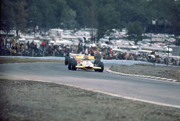 1970 United States Grand Prix. Watkins Glen, New York, USA. 2-4 October 1970. Joakim Bonnier (Ecurie Bonnier / McLaren M7C Ford). Ref-70 USA 08. World Copyright - LAT Photographic