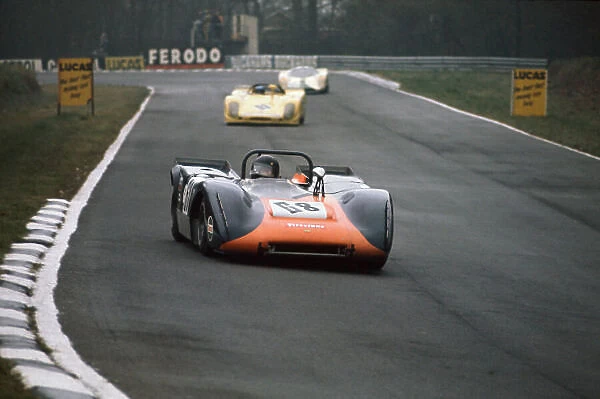 1971 BOAC 1000 kms. Brands Hatch, England. 4th April 1971. Rd 4. David Weir  /  Mike Walton (Lola T210 Ford), 14th position, action. World Copyright: LAT Photographic. Ref: 71 SCARS