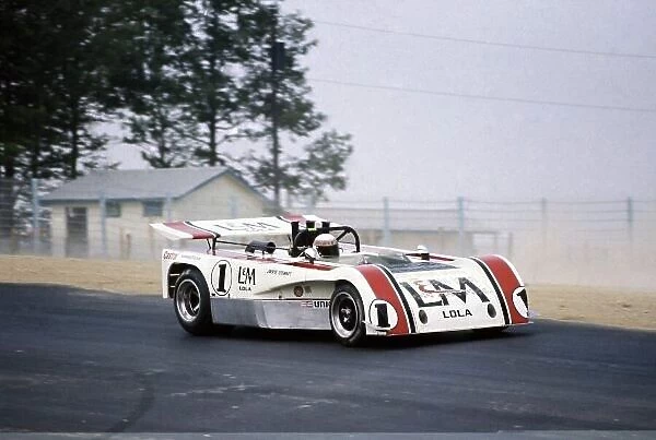 1971 Can-Am Challenge Cup. CanAm race. Watkins Glen, New York State, United States (USA). 25 July 1971. Jackie Stewart (Lola T260-Chevrolet), retired. World Copyright: LAT Photographic Ref: 35mm transparency 71CANAM07