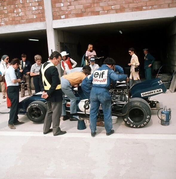 1972 Belgian Grand Prix: Francois Cevert in the pits