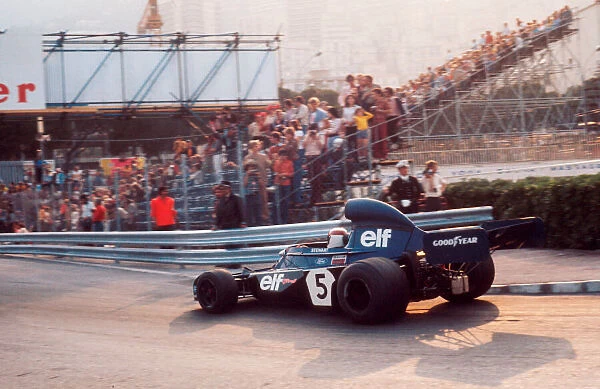 1973 Monaco Grand Prix. Monte Carlo, Monaco. 31  /  5-3  /  6 1973. Jackie Stewart (Tyrrell 006 Ford) 1st position. Ref-73 MON 57. World Copyright - LAT Photographic