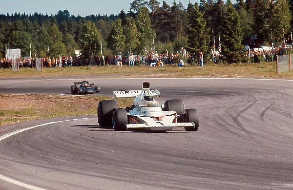 1973 Swedish Grand Prix. Anderstorp, Sweden. 15-17 June 1973. Denny Hulme (McLaren M23 Ford) 1st position. Ref-73 SWE 05. World Copyright - LAT Photographic