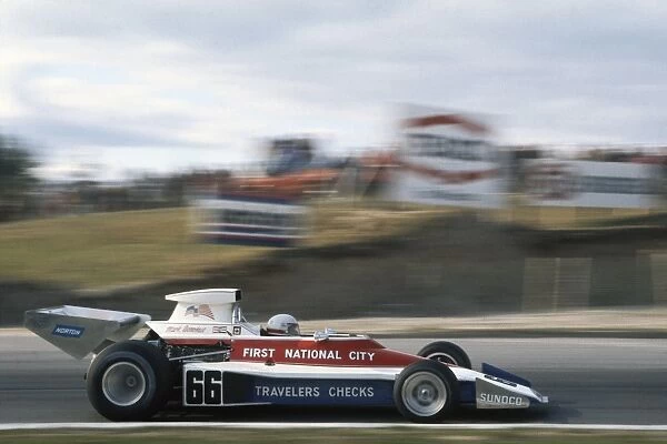 1974 Canadian Grand Prix - Mark Donohue: Mark Donohue, Penske PC1-Ford, 12th position. Action