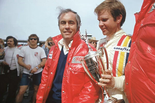 1974 Iroc Series, Daytona, Florida, USA. February 1974. Mark Donahue and Roger Penske, portrait. World copyright Murenbeeld / LAT