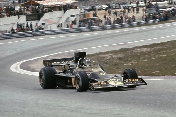 1974 Spanish Grand Prix - Jacky Ickx: Jacky Ickx, retired. Action