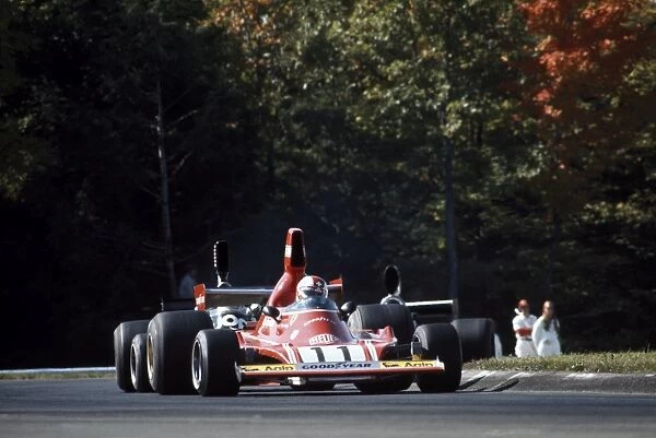 1974 United States Grand Prix - Clay Regazzoni: Clay Regazzoni, 11th position, action