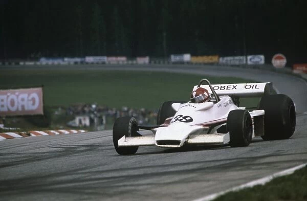 1977 Austrian Grand Prix - Ian Ashley: Ian Ashley, DNQ, action