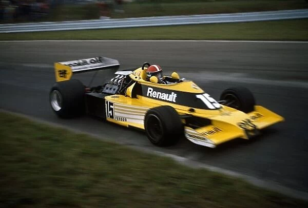 1977 Formula 1 World Championship. October 1977. Jean-Pierre Jabouille