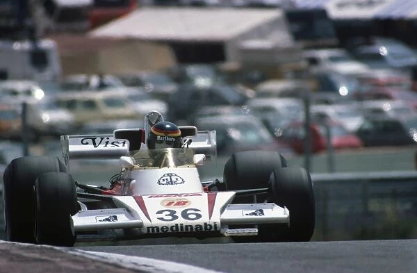 1977 Spanish Grand Prix - Emilio de Villota: Emilio de Villota, 13th position, action