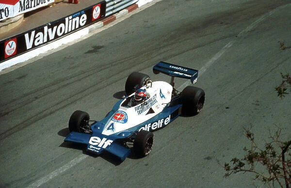 1978 Monaco Grand Prix. Monte Carlo, Monaco. 5-7 May 1978. Patrick Depailler (Tyrrell 008 Ford) 1st position. Ref-78 MON 02. World Copyright - LAT Photographic