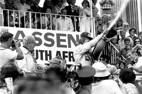 1978 South African Grand Prix: Ronnie Peterson 1st position, podium, portrait