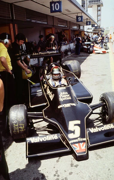 1978 Spanish Grand Prix Jarama, Spain 2nd-4th June 1978 Mario Andretti, Lotus 79 Ford, 1st place World Copyright LAT Photographic