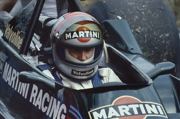 1979 Formula One World Championship: Mario Andretti, helmet, portrait
