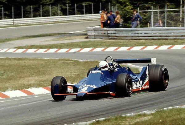 1979 German Grand Prix. Hockenheim, Germany. 27-29 July 1979. Geoff Lees (Tyrrell 009 Ford) 7th position. Ref-79 GER 19. World Copyright - LAT Photographic