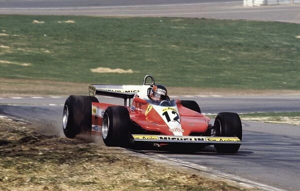1979 Race of Champions: Gilles Villeneuve, 1st position, action