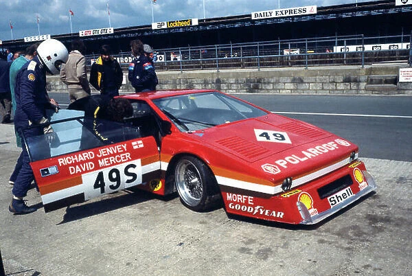 1979 Silverstone 6 hours. Silverstone, England. 6th May 1979. Rd 4. David Mercer  /  Richard Jenvey (Lotus Esprit S1), retired, action. World Copyright: LAT Photographic. Ref: 79 SCARS