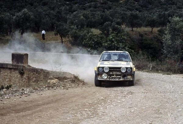 1979 World Rally Championship. Acropolis Rally, Greece. 28-31 May 1979. Bjorn Waldegaard  /  Hans Thorszelius (Ford Escort RS), 1st position. World Copyright: LAT Photographic Ref: 35mm transparency 79RALLY05