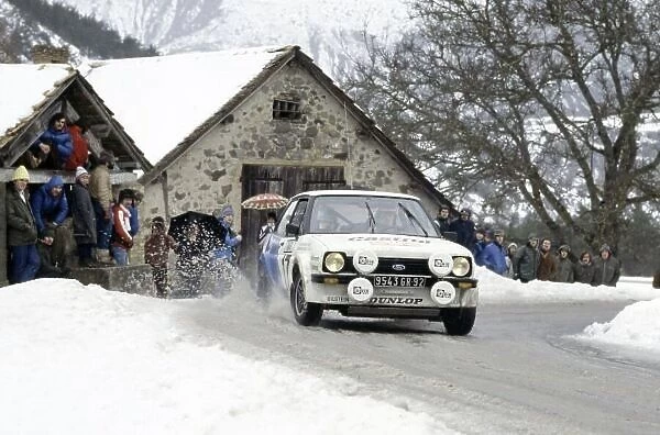 1979 World Rally Championship. Monte Carlo Rally, Monaco. 20-26 January 1979. Ari Vatanen / David Richards (Ford Fiesta), 10th position. World Copyright: LAT Photographic Ref: 35mm transparency 79RALLY15