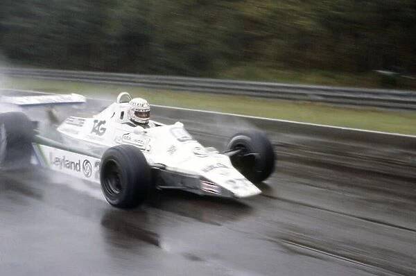 1980 Belgian Grand Prix. Zolder, Belgium. 2-4 May 1980. Alan Jones (Williams FW07B-Ford Cosworth), 2nd position. World Copyright: LAT Photographic Ref: 35mm transparency 80BEL01