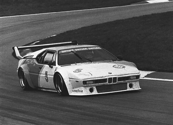 1980 BMW M1 Procar Championship. Zeltweg, Austria. 16th August 1980. Rd 7. Nelson Piquet (BMW Motorsport ), 1st position, action. World Copyright: LAT Photographic. Ref: B / W Print