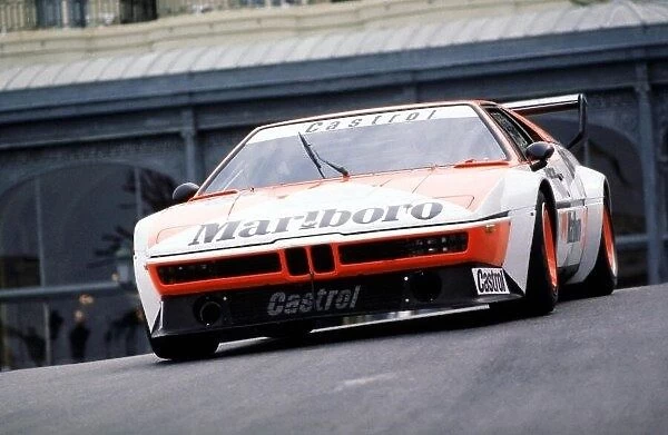 1980 BMW M1 Procar Championship. Monte Carlo, Monaco. 17th May 1980. Rd 3. Jo Gartner (Helmet Marko), retired, action. World Copyright: LAT Photographic. Ref: 80 BMW M1 MON 01