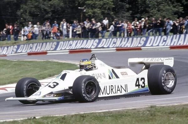1980 British Grand Prix. Brands Hatch, Great Britain. 11-13 July 1980. Desire Wilson (Williams FW07-Ford Cosworth), did not qualify. World Copyright: LAT Photographic Ref: 35mm transparency 80GB30